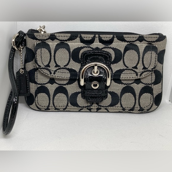 Coach Black Clutch NWOT - Picture 5 of 5